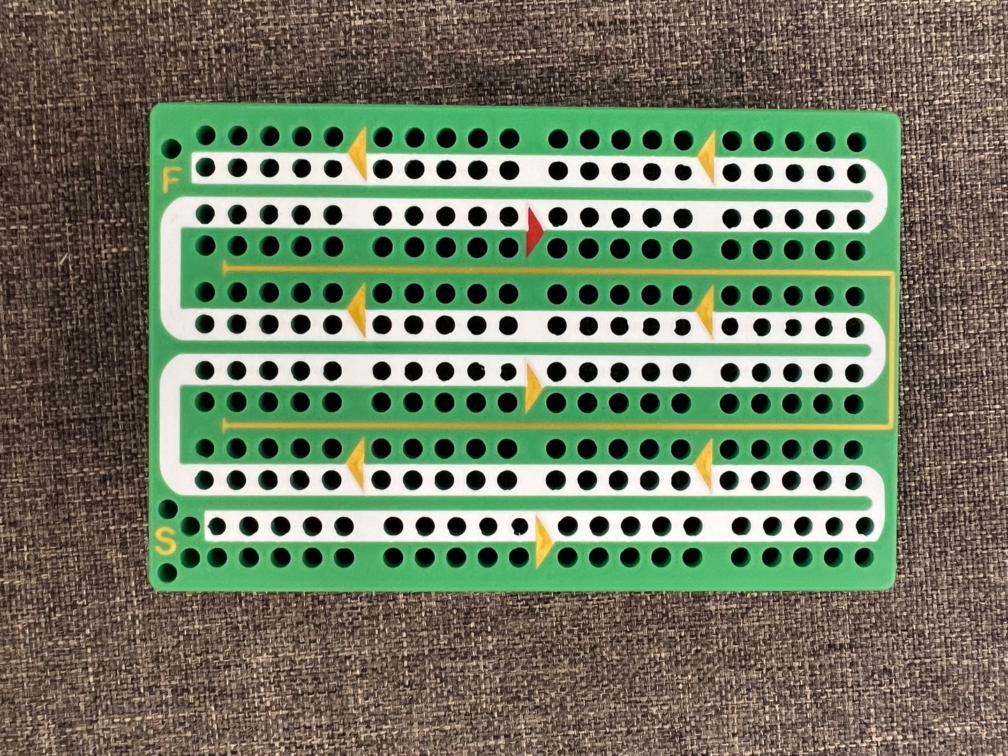 Initials - Personalized Travel Cribbage Board