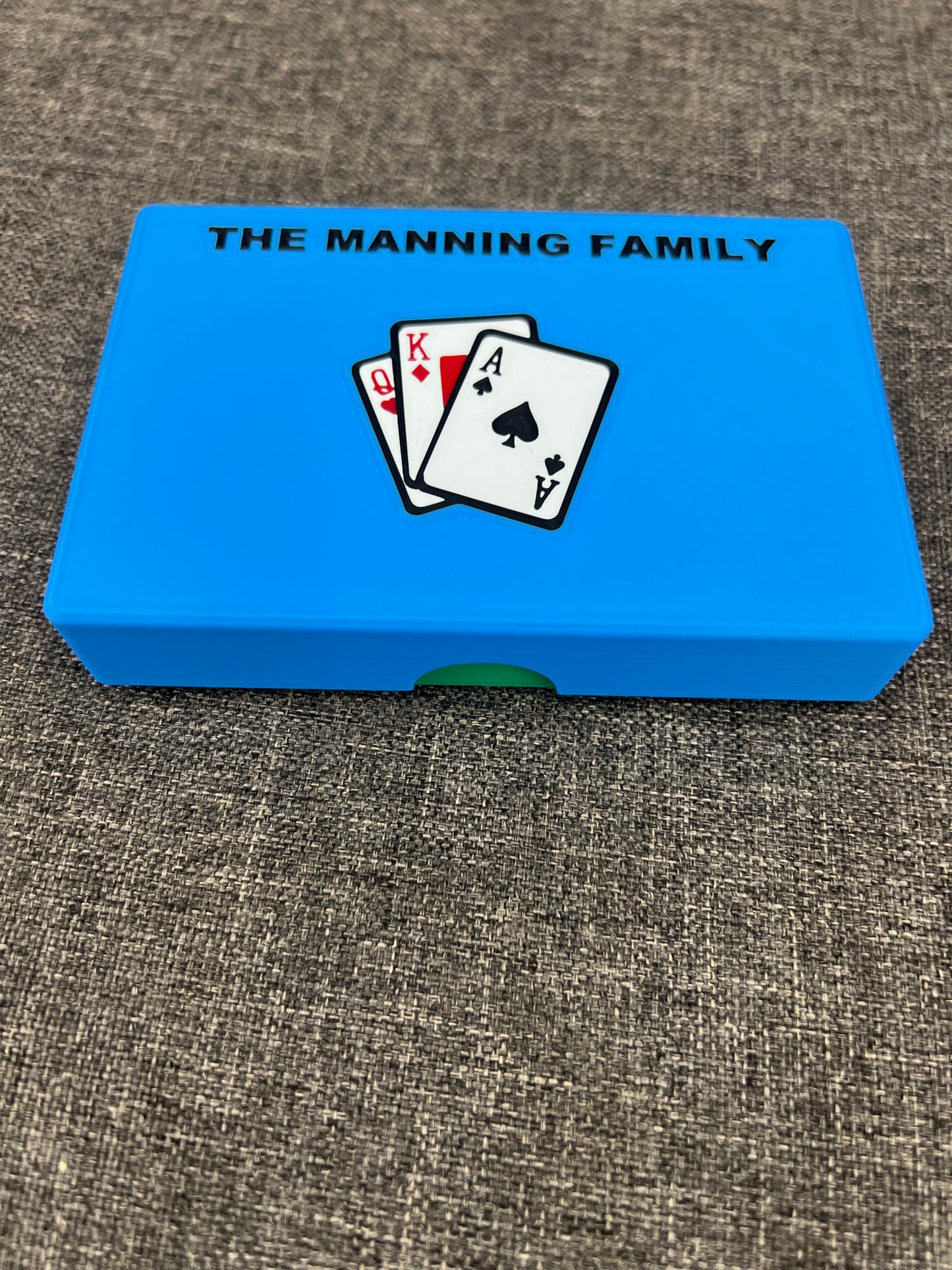 Playing Cards Logo - Personalized Travel Cribbage Board