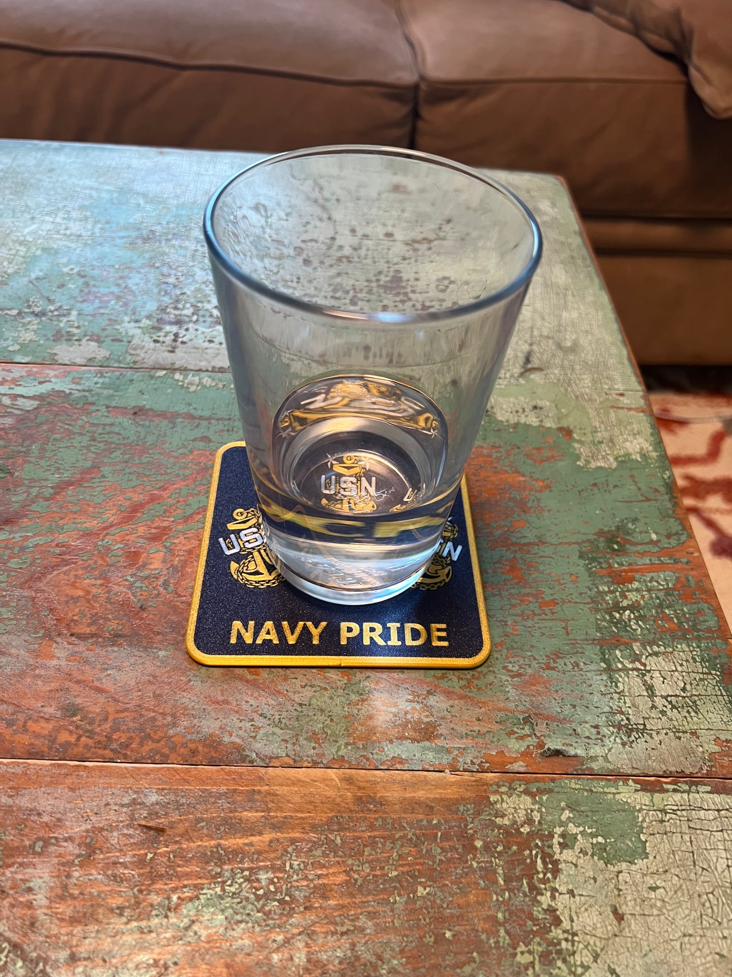 Navy Chief Drink Coasters