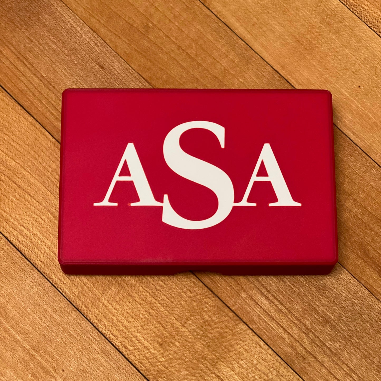 Initials - Personalized Travel Cribbage Board