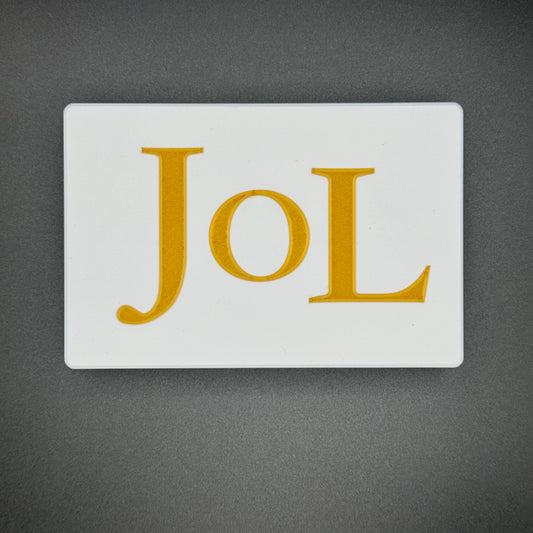Initials - Personalized Travel Cribbage Board