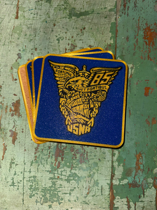 USNA Class of 1985 Drink Coasters