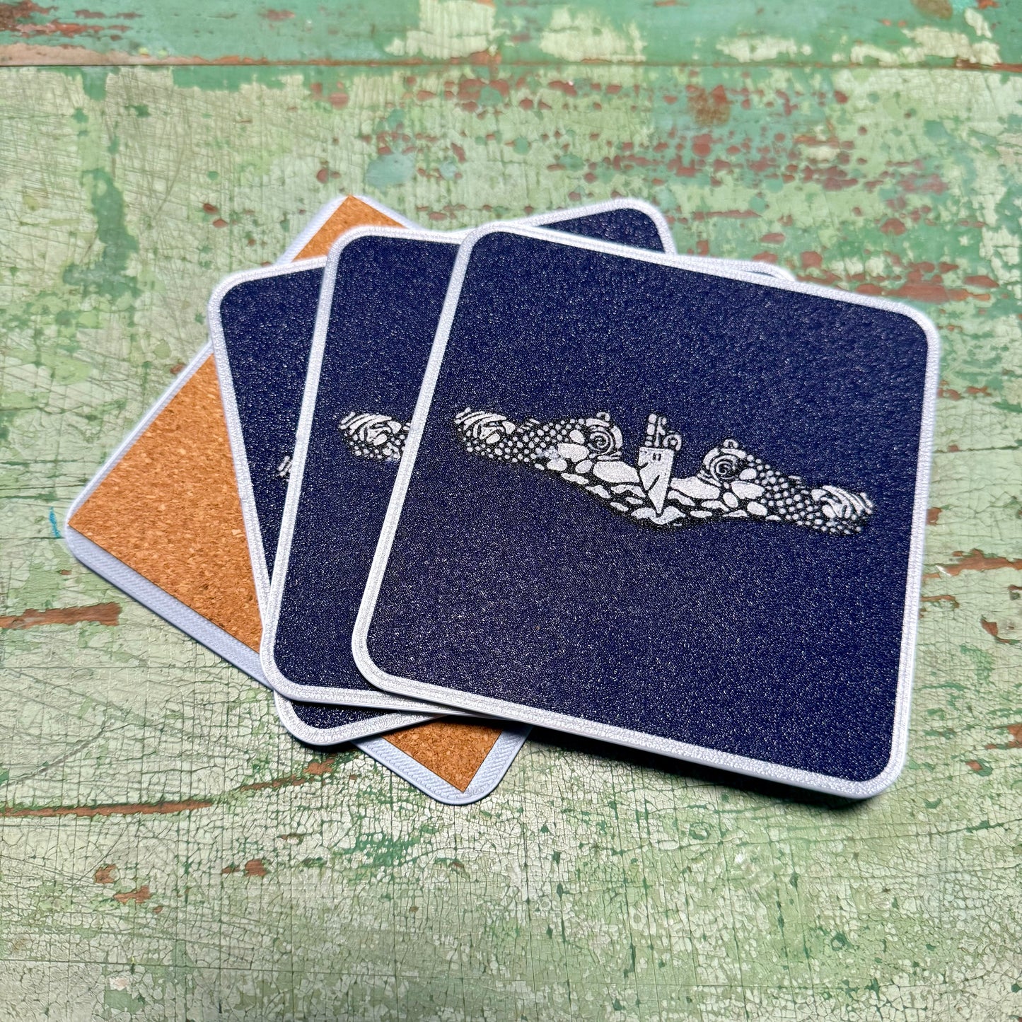 Submarine Dolphins Coasters