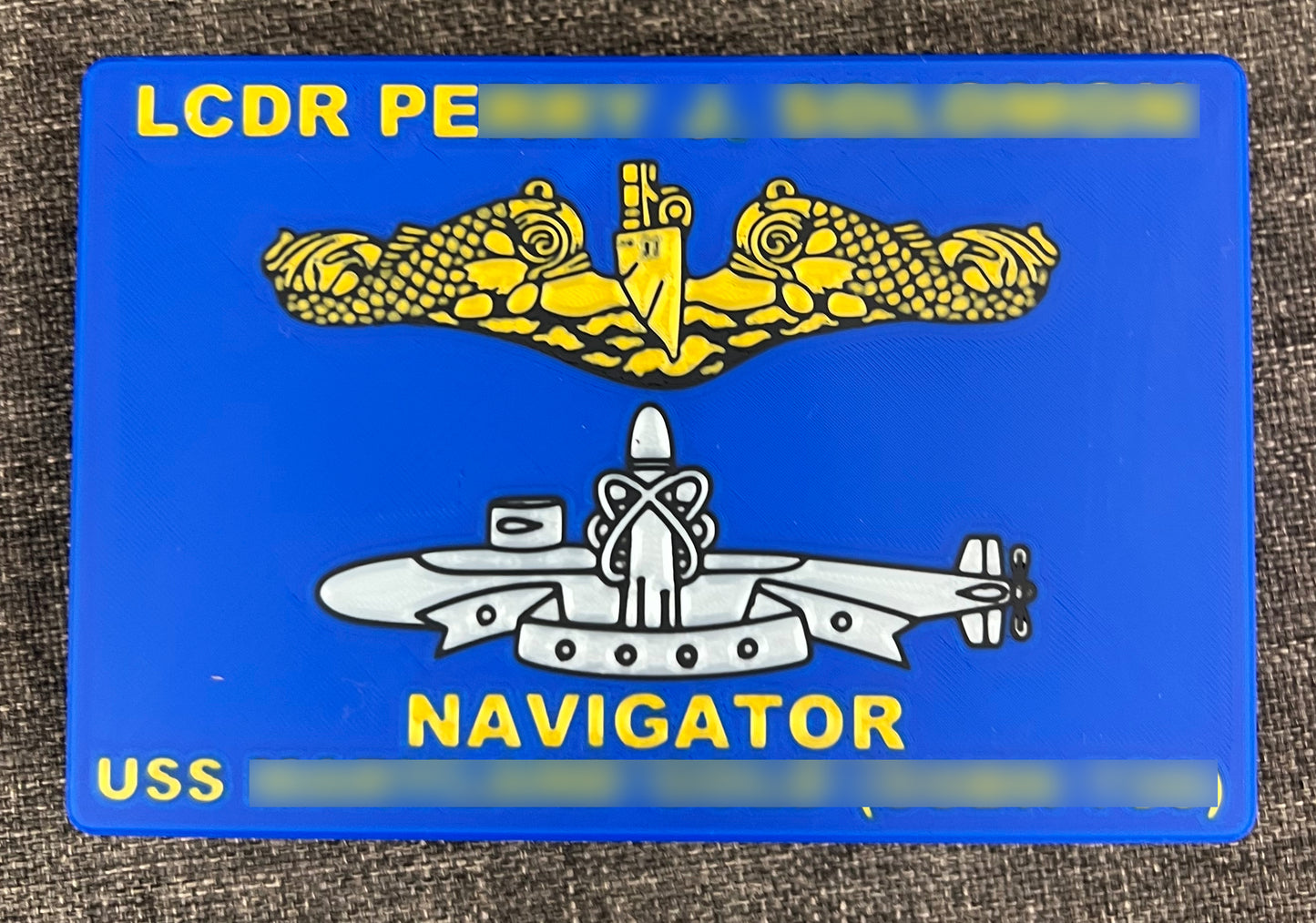 Military/Fire/EMS Themed Personalized Travel Cribbage Board