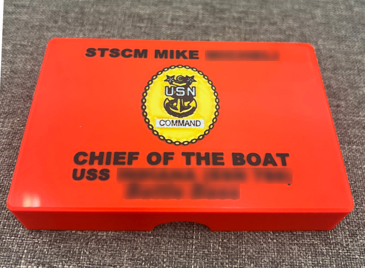 Military/Fire/EMS Themed Personalized Travel Cribbage Board