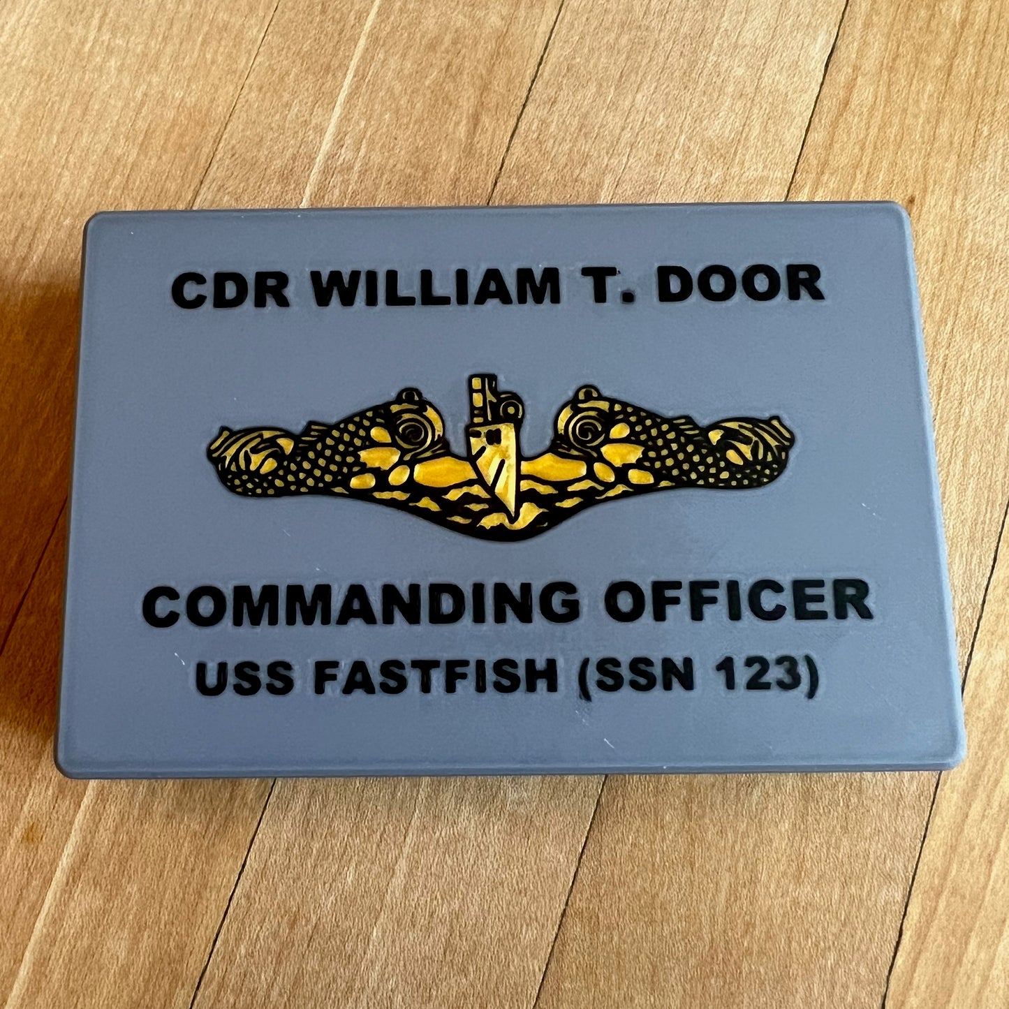 Military/Fire/EMS Themed Personalized Travel Cribbage Board