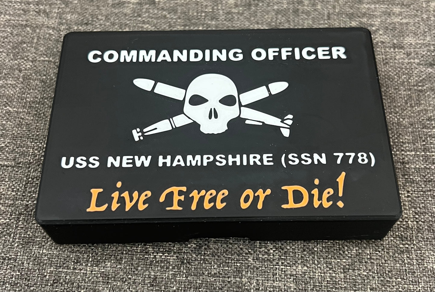 Military/Fire/EMS Themed Personalized Travel Cribbage Board