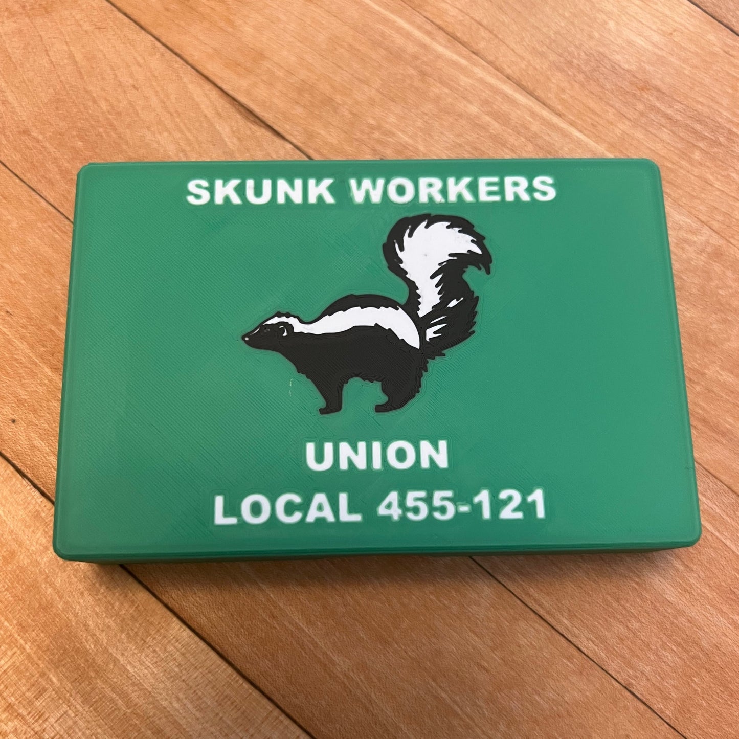 Skunk Logo - Personalized Travel Cribbage Board