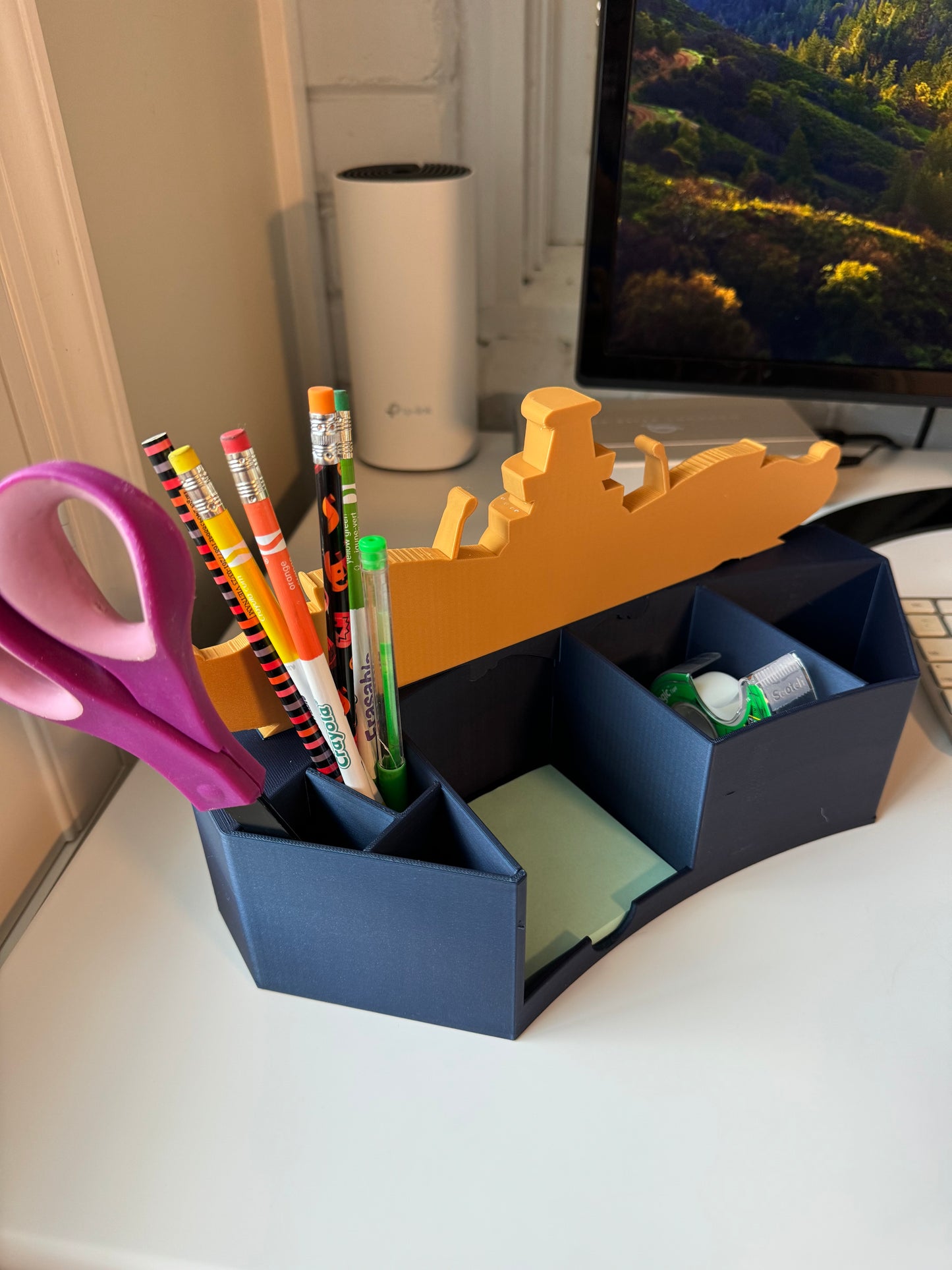 SWO Nameplate and Desk Organizer