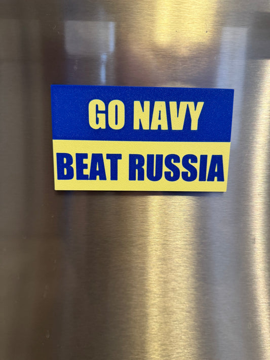 Go Navy, Beat Russia! Magnet