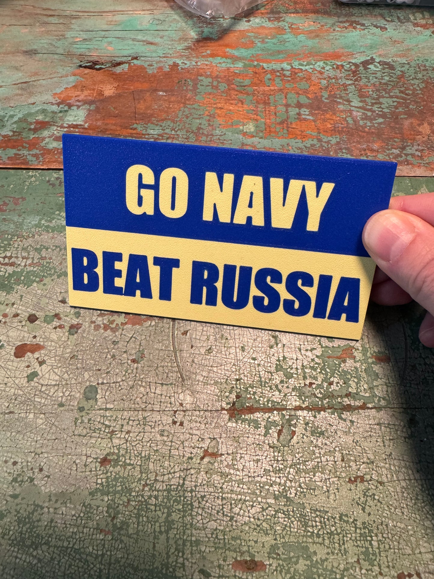 Go Navy, Beat Russia! Magnet