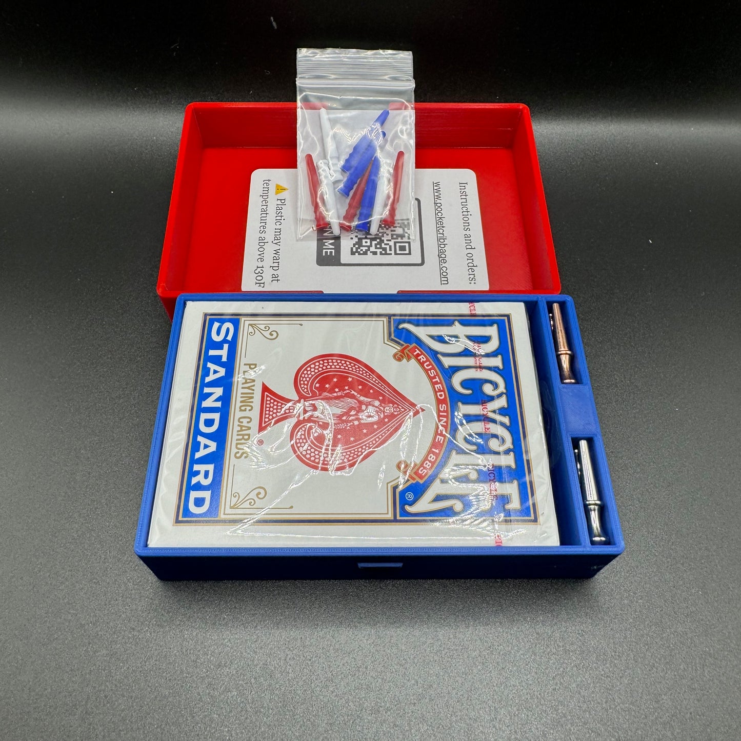 Full Custom Logo - Personalized Travel Cribbage Board